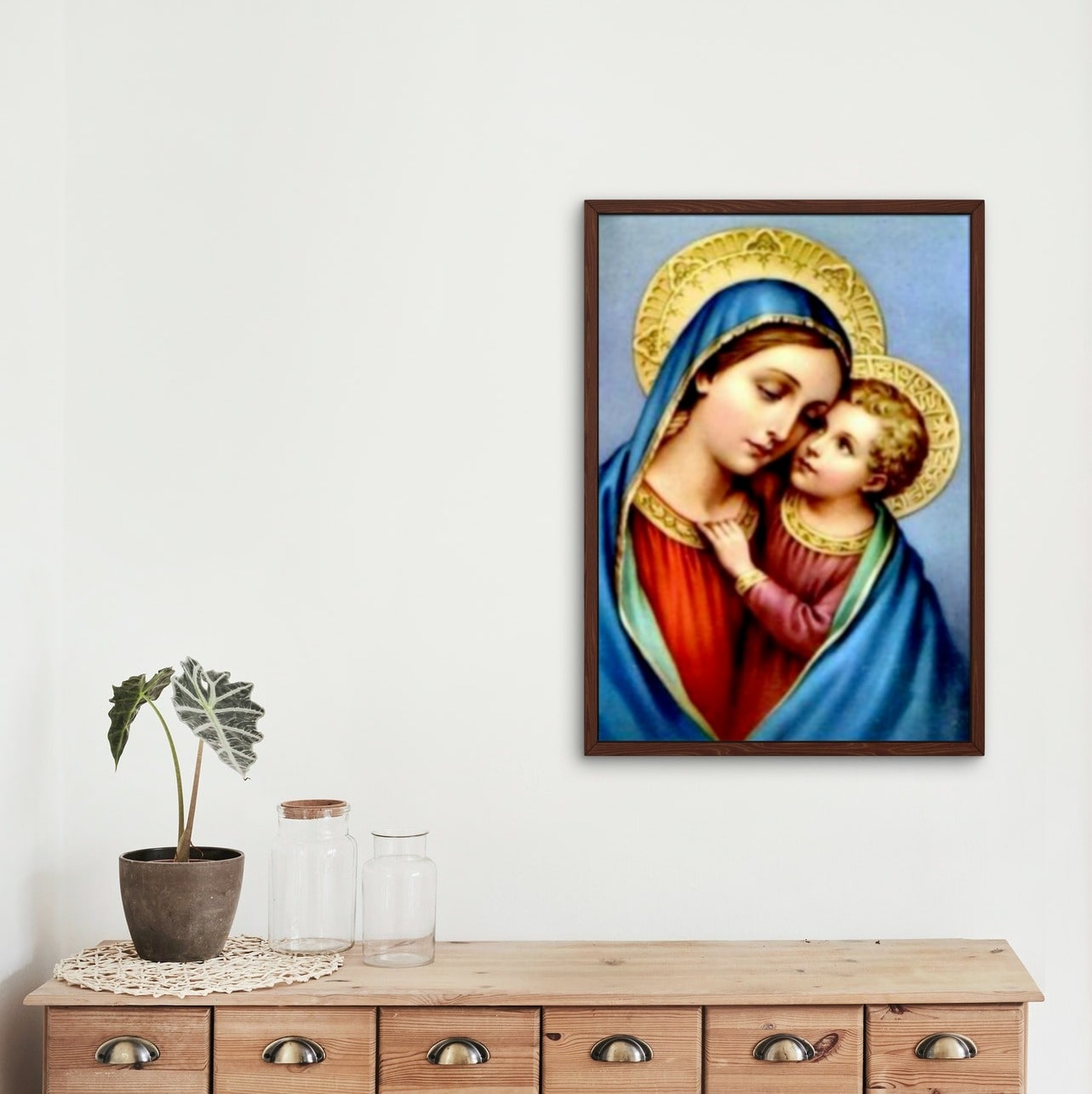 Jungfru Maria och Jesus