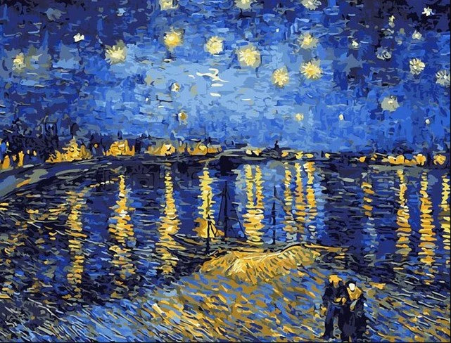 Starry Night Over the Rhône av Vincent van Gogh