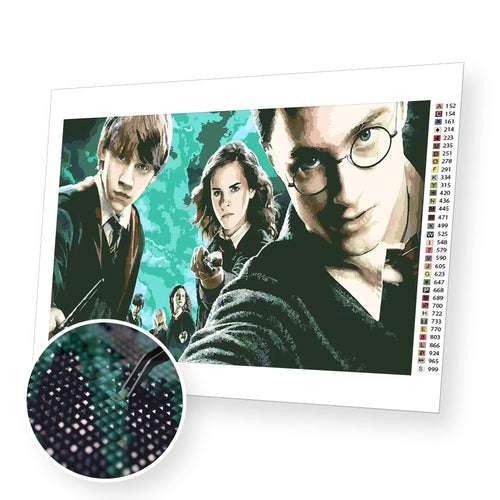 Harry Potter and others premium diamond painting kit for adults