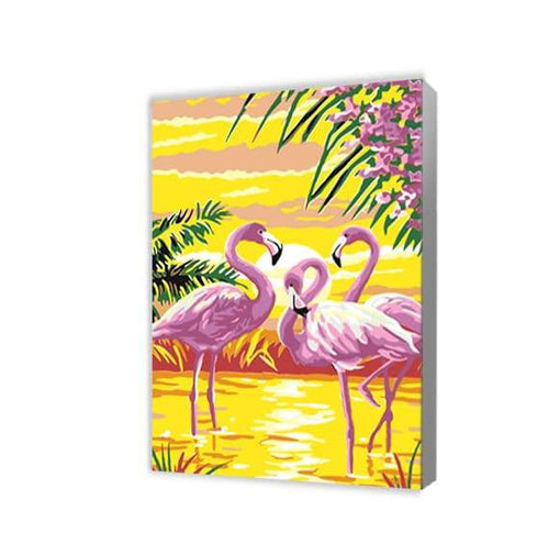 Ljusa flamingos