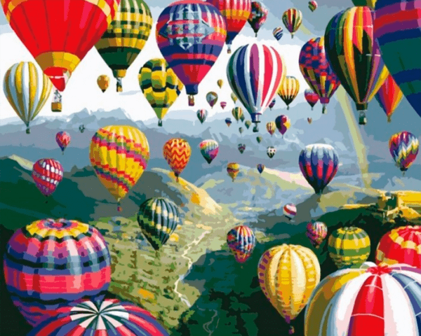 Färgglada ballonger
