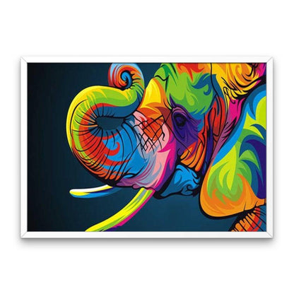Färgglad elefant