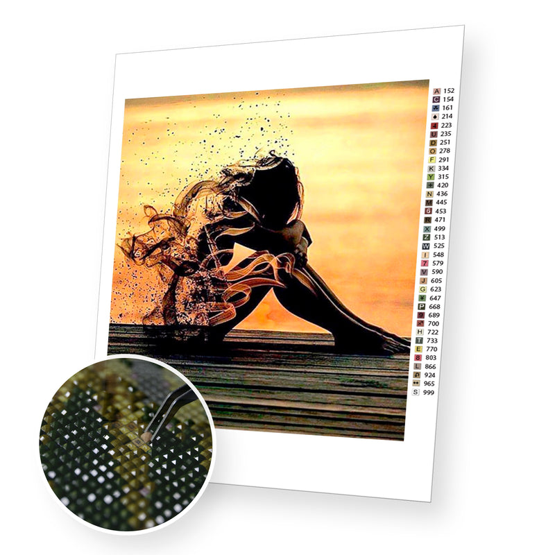 Emptiness premium diamond painting kit for adults