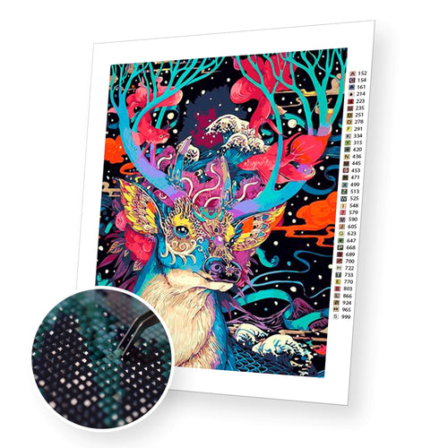 Fairy deer premium diamond painting kit for adults