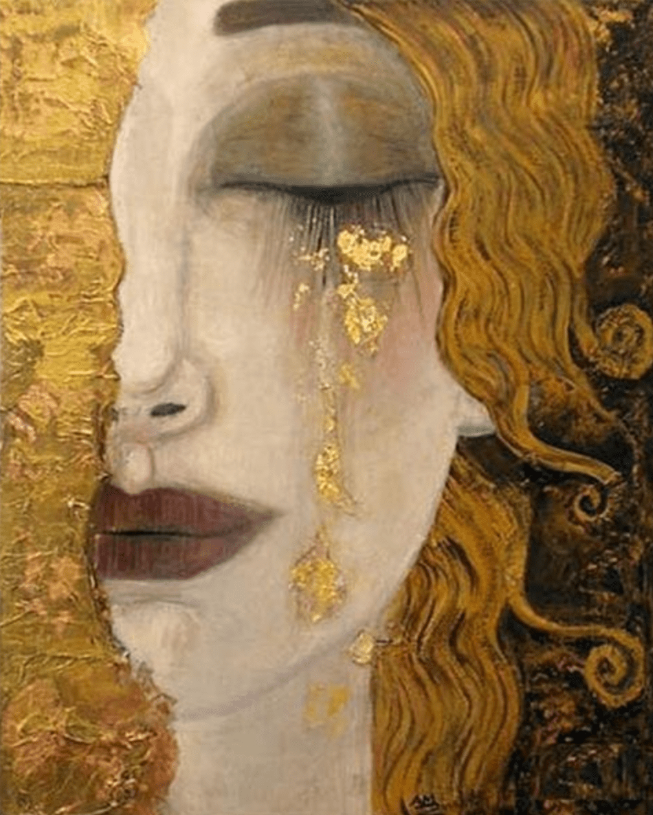 Gyllene tårarna av Gustav Klimt
