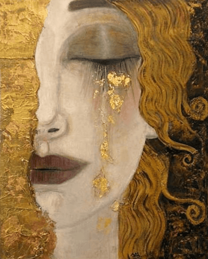 Gyllene tårarna av Gustav Klimt