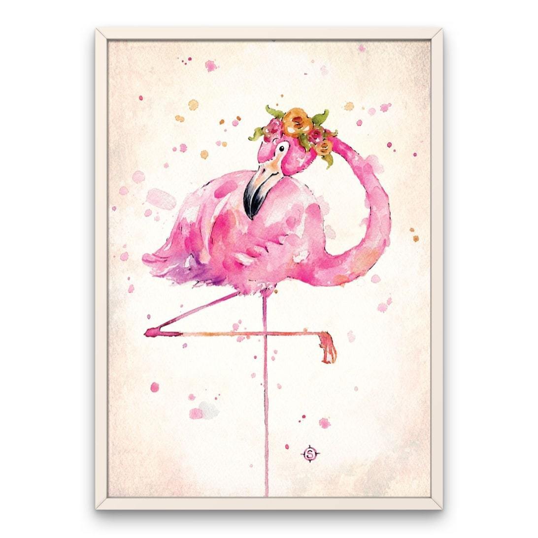 Söt flamingo