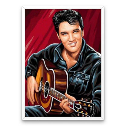 Elvis med gitarr