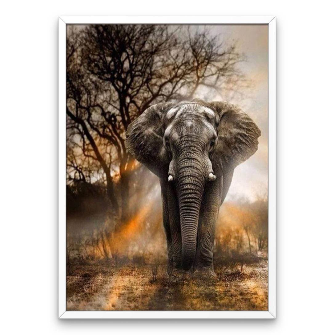 Kraftfull elefant