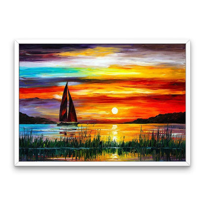 Solnedgångsbåt